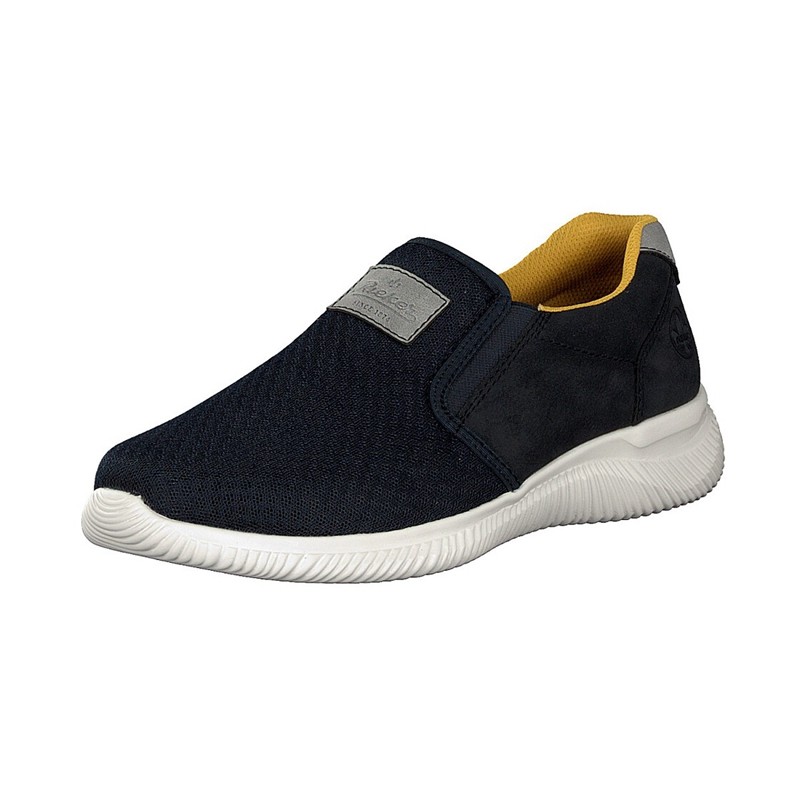 Slip On Rieker B7464-16 Para Homem - Azuis